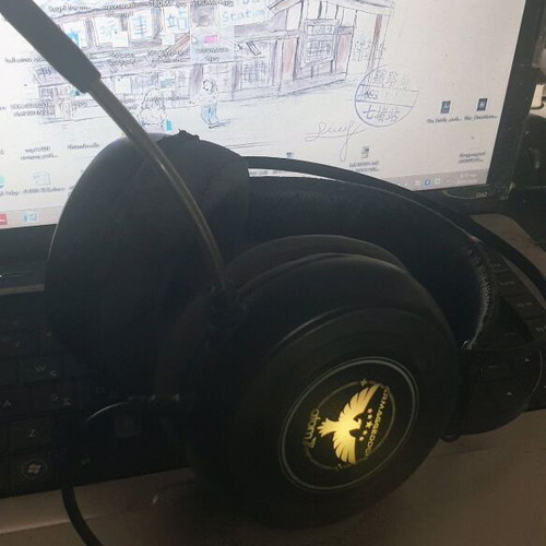 Armaggeddon Atom 7 wired gaming headset used