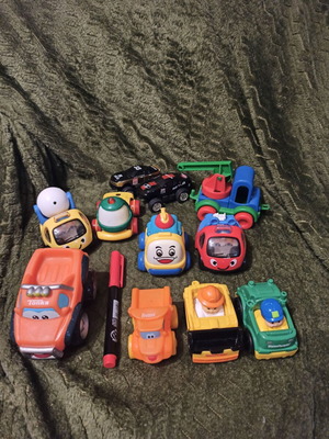Bebe Little People toy cars used, pack
