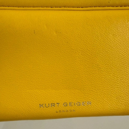 Kurt Geiger women's bag, yellow with jewel detail