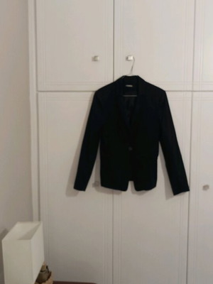 Σακάκι Paranoia μεσατό navy blue από καμπαρντίνα, like new