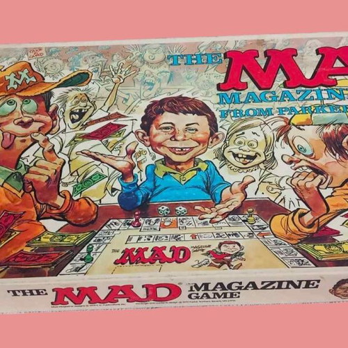 Mad Magazine Game board game like new, 1979, Parker Brothers