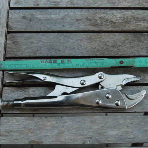 Locking pliers, 24 cm