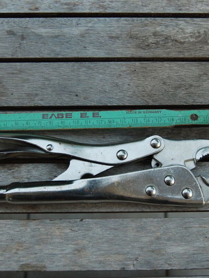 Locking pliers, 24 cm