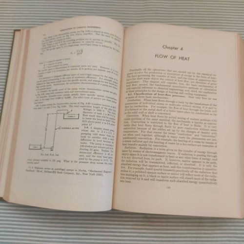 Introduction To Chemical Engineering used book 1955
