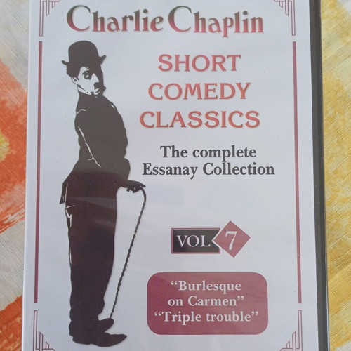 Charlie Chaplin Short Comedy Classics 7 DVD set new, Greek subtitles