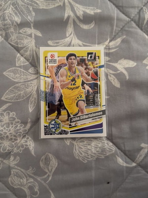 John Dibartolomeo 2023-24 Donruss Euroleague #59 Purple card like new