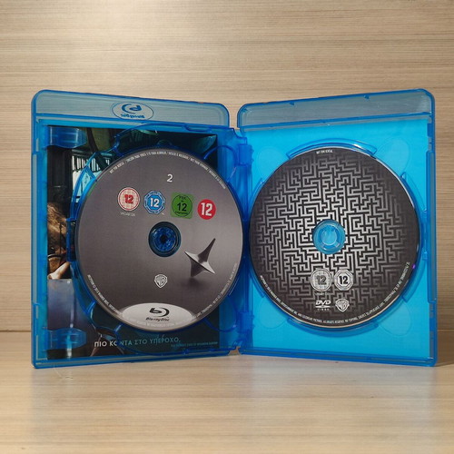 Inception Blu-Ray + DVD like new with Greek subtitles, 3 discs