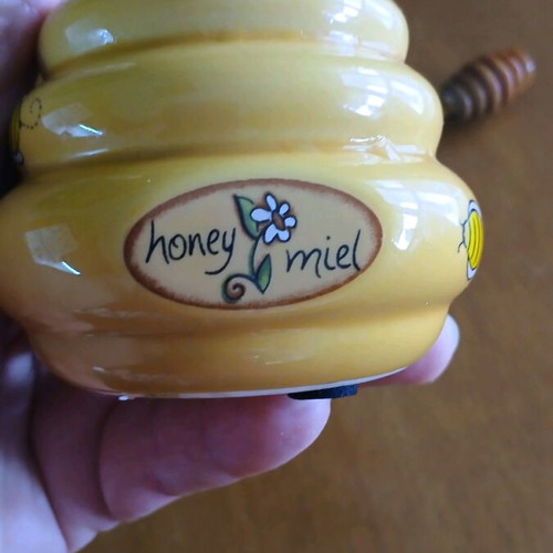 Honey jar used with spiral