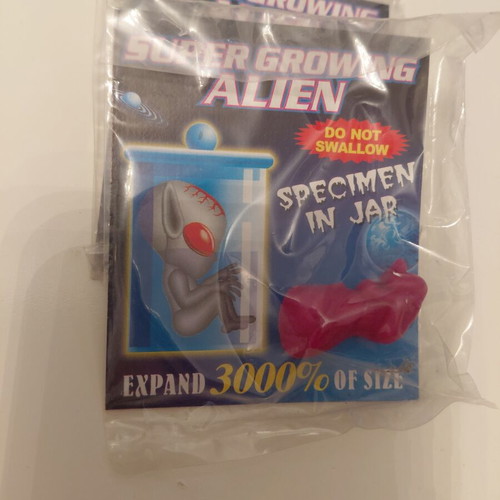 Super Growing Alien Toys set of 2 new, 90s/00s retro