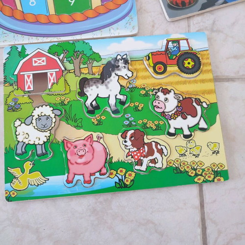 Baby puzzles used, set of 3 from Jumpo