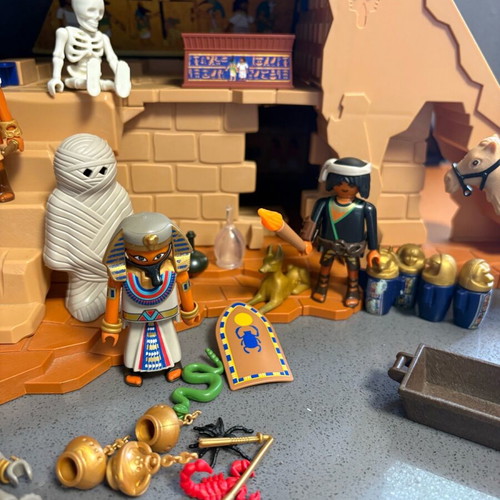 Playmobil Egypt used, pyramid with figures and accessories