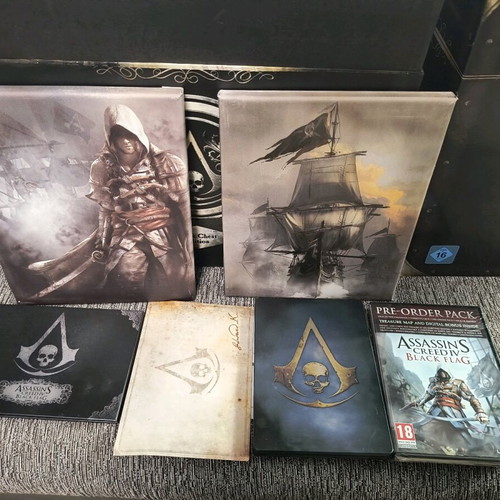 Assassins Creed Black Flag Black Chest Collectors Edition PS4 used
