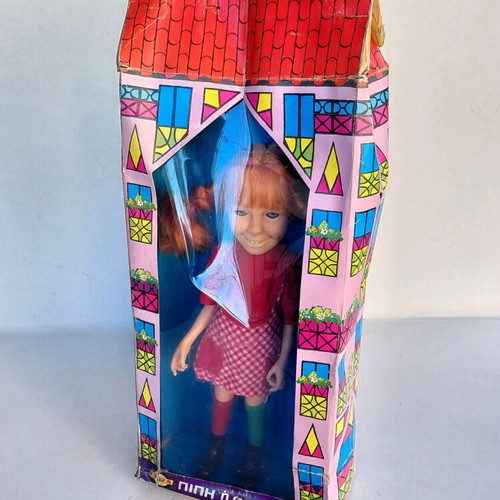 Pippi Longstocking Doll 1979 Lyra new, collectible vintage