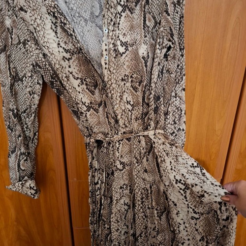 Stradivarius animal print dress like new