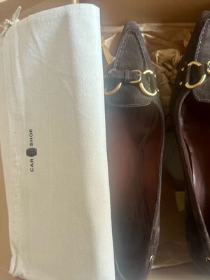 Γόβες Car Shoe suede σκούρο καφέ σαν καινούργιες, μέγεθος 41