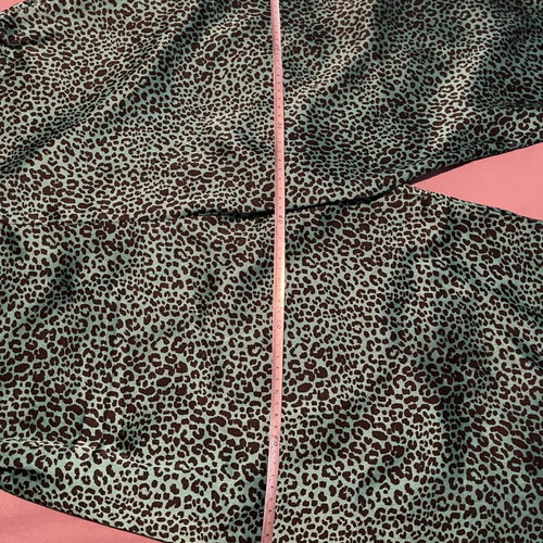Satin one-piece jumpsuit like new, dark green, size M