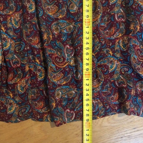 Women's long Mango shirts like new, size M/L, paisley pattern