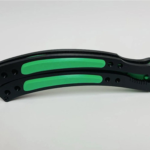 Csgo Emerald Butterfly Knife new, 3D printed display model
