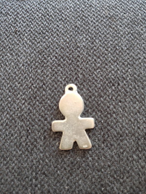 Boy pendant 3 cm made of 925 silver, like new