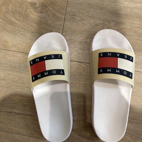 Tommy Jeans white slippers size 42