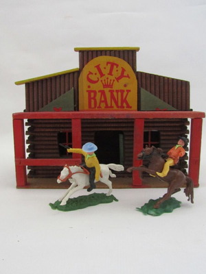 Western bank Toy Land Greek craftsmanship 1970-1980 like new