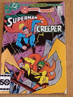 DC Presents #88 comic like new, Crisis on Infinite Earths crossover