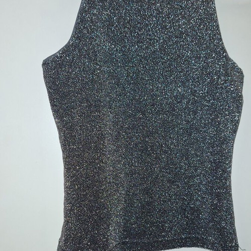 Top black and silver used, size S with lining