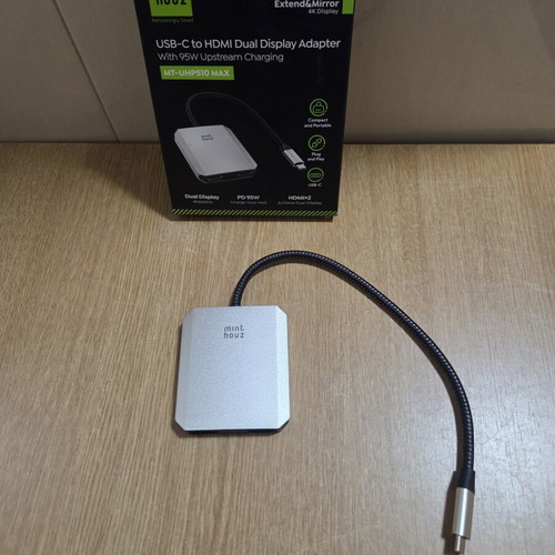 Minthouz USB-C to HDMI Dual Display Adapter MT-UHP510 MAX new