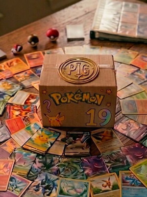 Pokemon Box 19 σαν καινούργιο με 60 κάρτες και 2 premium hits