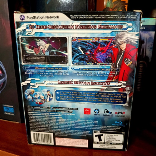 BlazBlue Calamity Trigger Limited Edition PS3 game like new