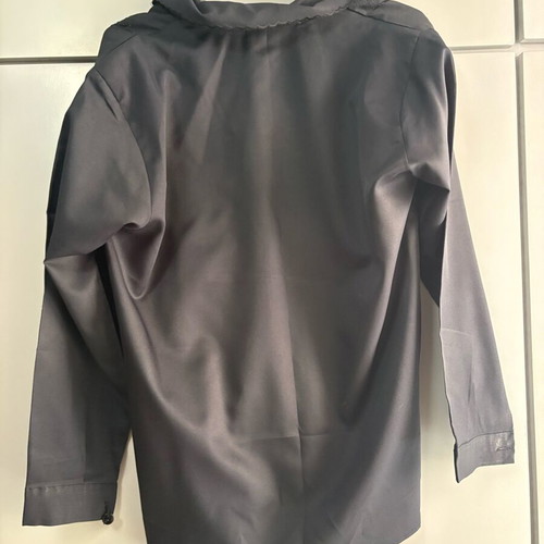 Women's black blouse XXL with embroidery like new