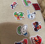Mario stickers like new, pack
