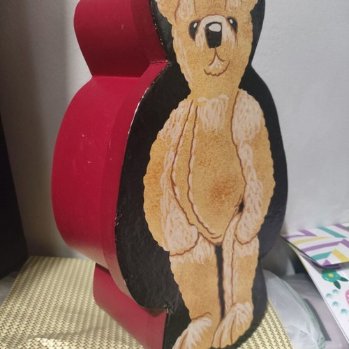 Haus Of Claus Teddy Bear like new, retro vintage, 35 cm