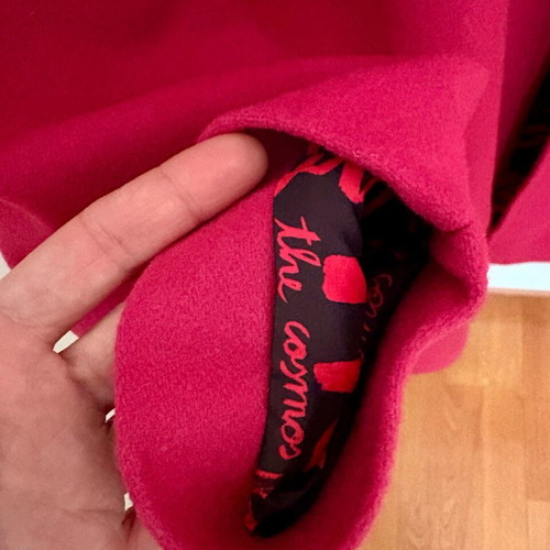 Desigual wool coat 80% new, size L/M, pink