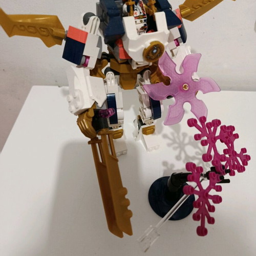 Lego Ninjago Mech Dragons Rising με 2 φιγούρες Sora και Wolf Musk Warrior σαν καινούργιο