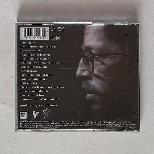 Eric Clapton Unplugged CD used, rock