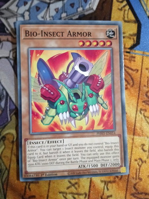 Bio-insect Armor κάρτα Yu-Gi-Oh! μεταχειρισμένη