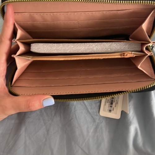 Black wallet unused