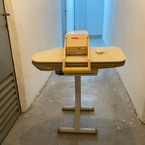 Singer ironing press used