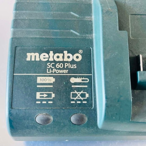 Metabo SC 60 Plus Li-Power Battery Charger used, 10.8V - 18V