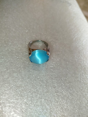 Blue ring used, large size
