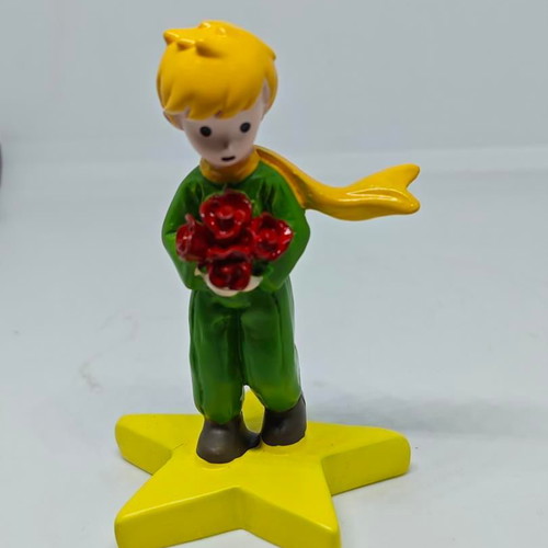 Little Prince collectible figure with roses like new