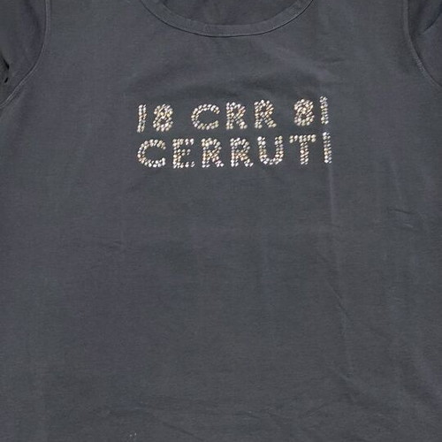 Cerruti t-shirts used, pack of 2, black and blue