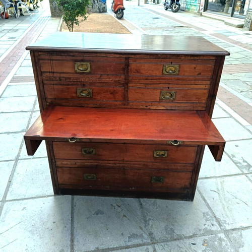 British military chest of drawers used, late 19th century