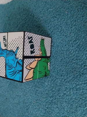Puckator Dinosauria Puzzle Cube used, educational toy