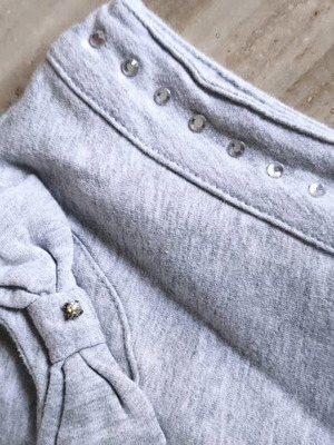 Kidkind children's dress used, size 3-4, grey