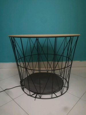 Table with storage space like new