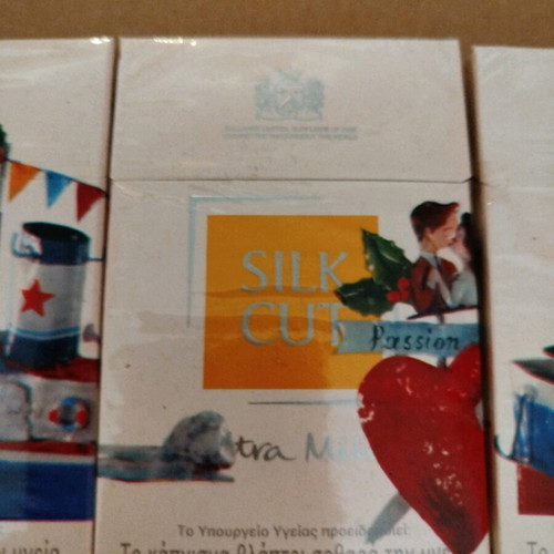 Silk Cut 3 sealed packs new, collectible