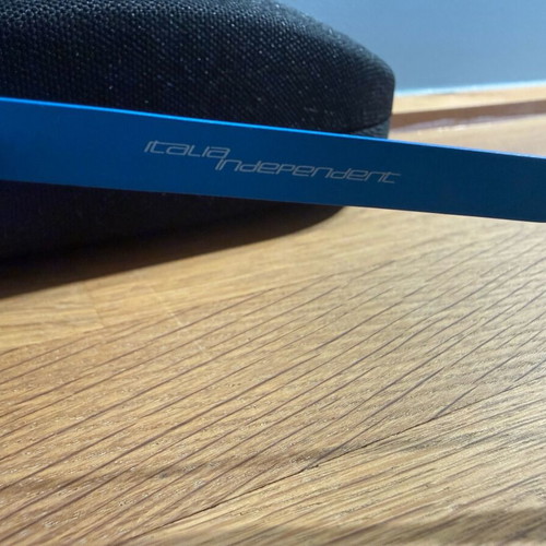 Italia Independent unisex mirror sunglasses like new, blue and orange