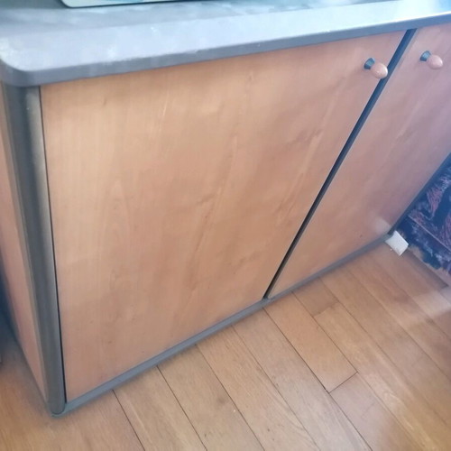 Wooden French Gautier bookcases with drawer like new